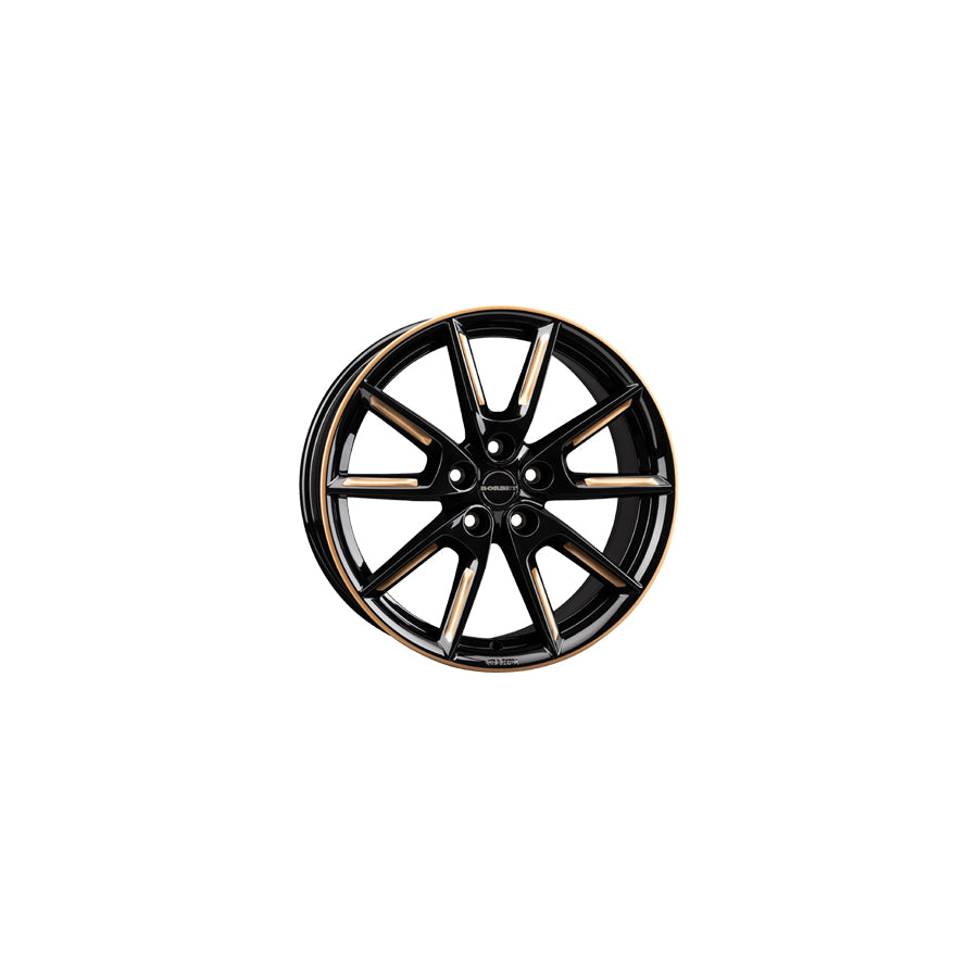 Borbet LX18 8x18 ET48 LX18 80848114,3572,5BGGSR Black Glossy Gold Spoke Rim Wheel | ML Performance UK Car Parts