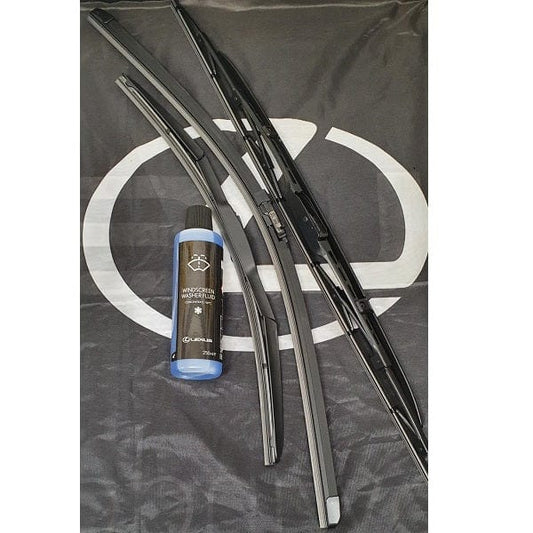 Genuine Lexus GSP3 GS Phase 3 Wiper Blade Set Plus Screen Wash Top Up