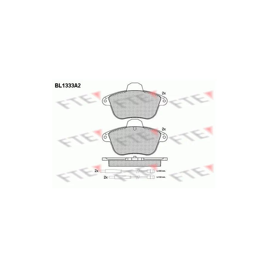 Fte BL1333A2 Brake Pad Set | ML Performance UK Car Parts