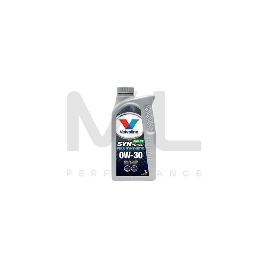 Valvoline SynPower ENV C2 0W-30 Fully Synthetic Engine Oil 1l | Engine Oil | ML Car Parts UK | ML Performance