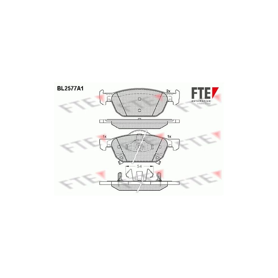 Fte 9010828 Brake Pad Set | ML Performance UK Car Parts