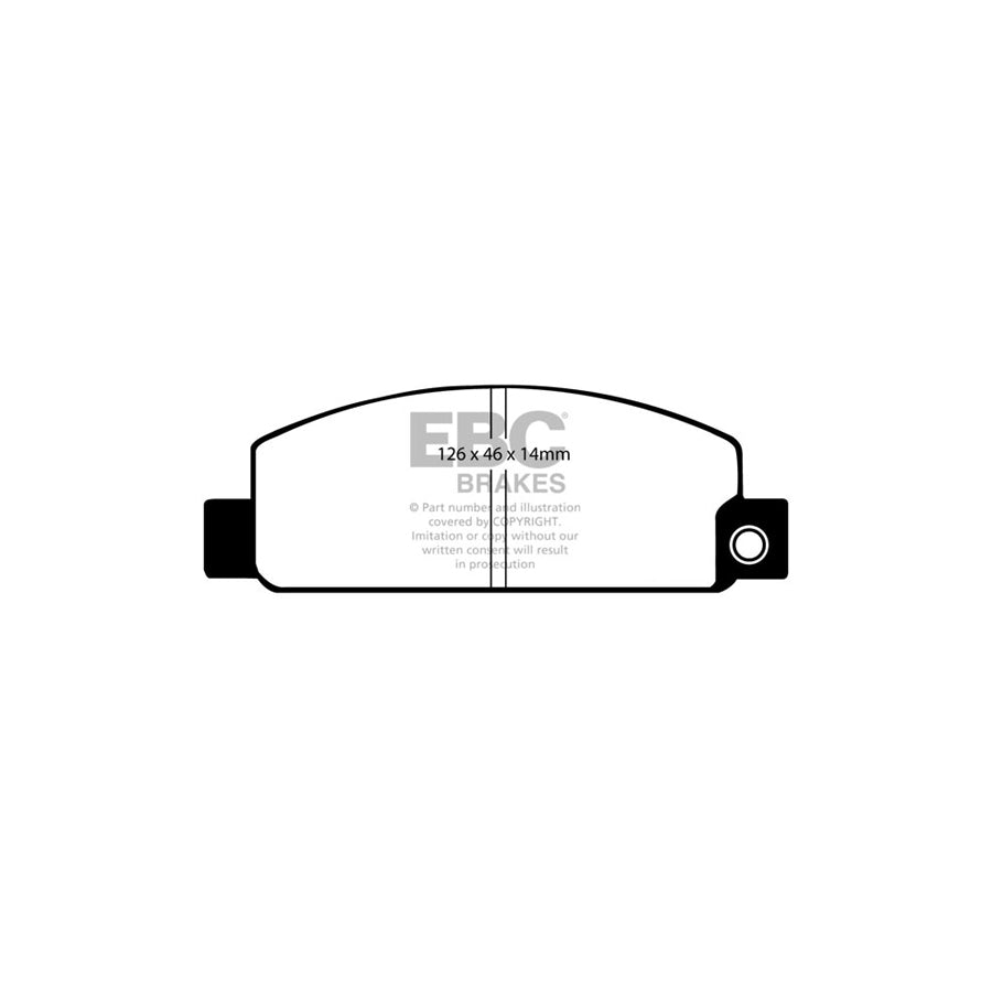 EBC DP318 Mazda Ultimax Front Brake Pads (Inc. Mazda 929 & RX4) 2 | ML Performance UK Car Parts