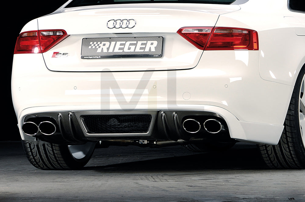 Rieger 00099890 Audi B8 B81 Rear Diffuser (A5 & S5) 1 | ML Performance UK Car Parts