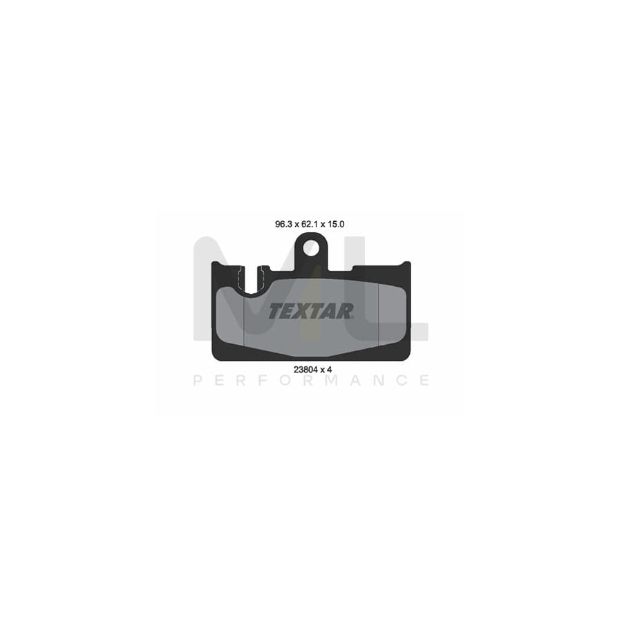 TEXTAR 2380401 Brake pad set for LEXUS LS III (XF30) prepared for wear indicator | ML Performance Car Parts