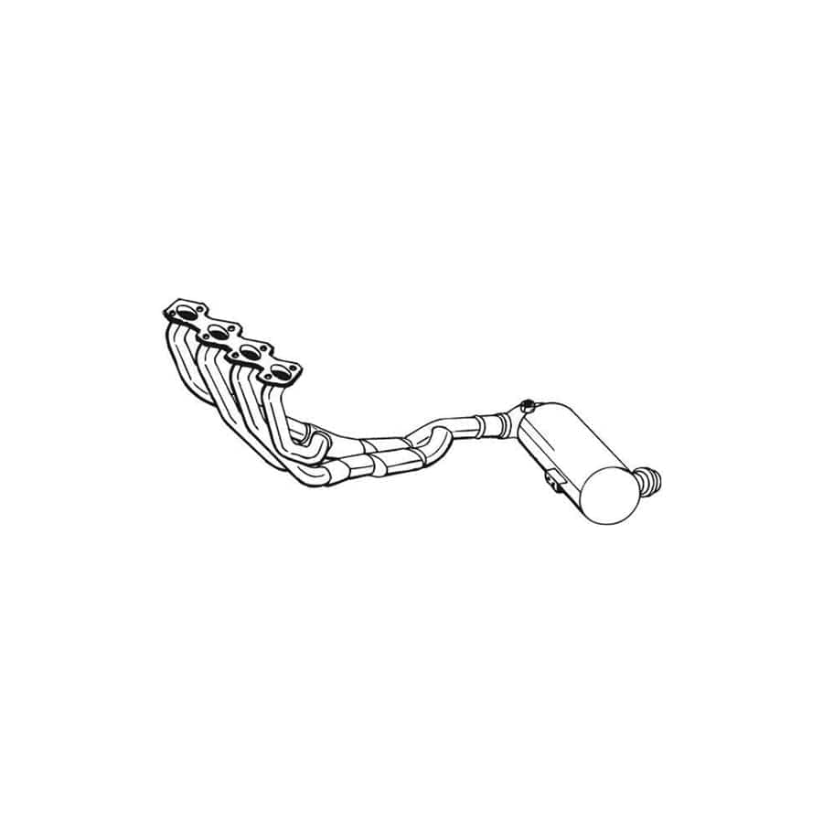 Bosal 099-487 Catalytic Converter Suitable For Mercedes-Benz A-Class (W168)