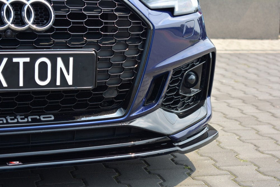 Maxton Design Audi RS4 B9 Front Splitter V.2