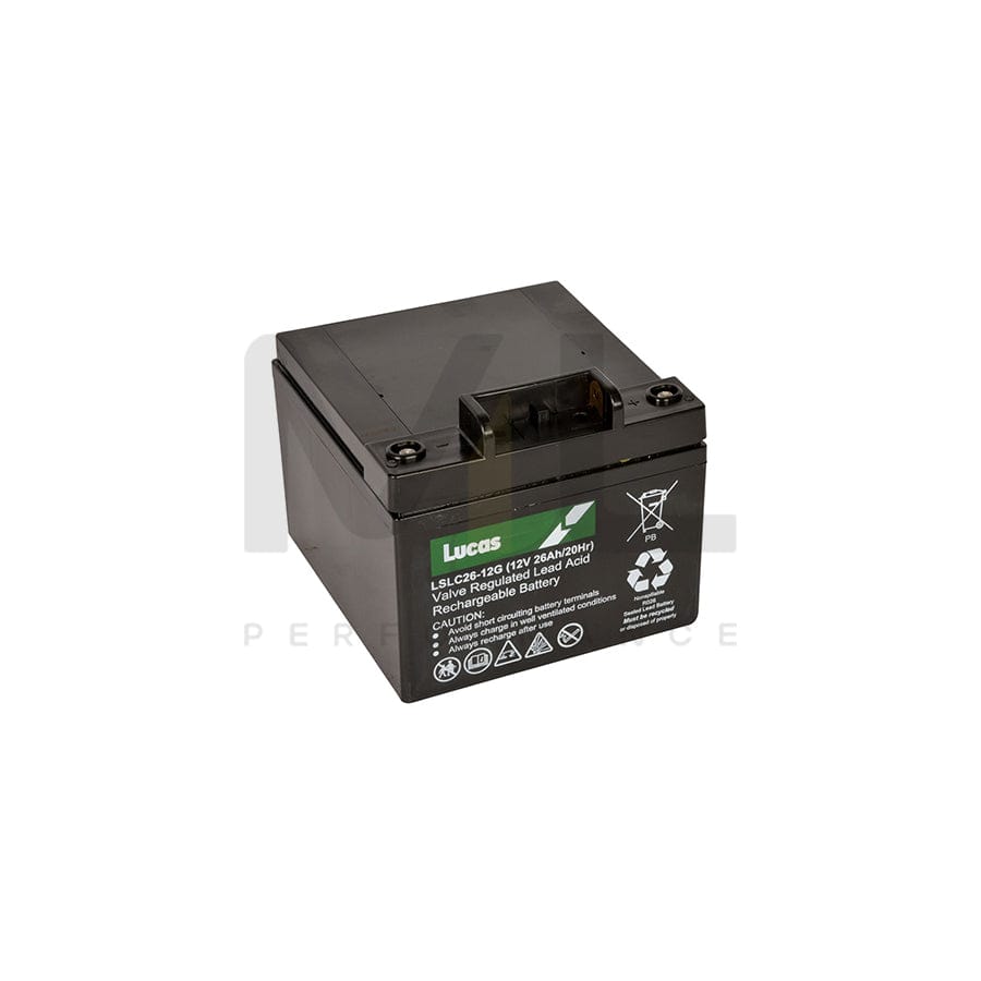 Lucas 36 Hole Golf Battery 26Ah (LSLC26-12G)  | Car Batteries UK | ML Performance Car Parts