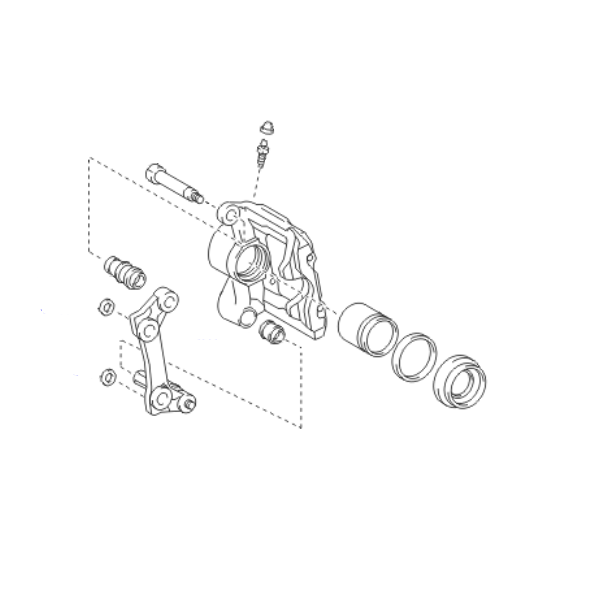 Genuine Lexus 47850-30330 GS Phase 3 N/S Rear Brake Caliper