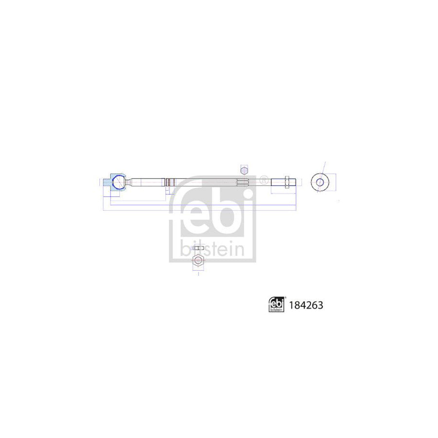 Febi Bilstein 184263 Inner Tie Rod