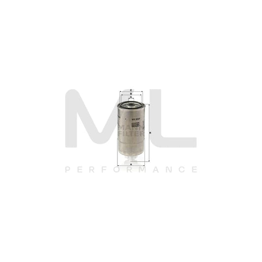 MANN-FILTER WK 854/4 Fuel filter Spin-on Filter | ML Performance Car Parts