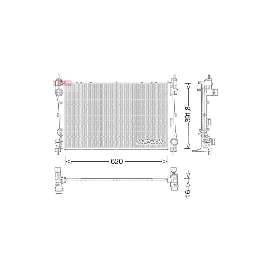 Denso DRM13017 Drm13017 Engine Radiator | ML Performance UK