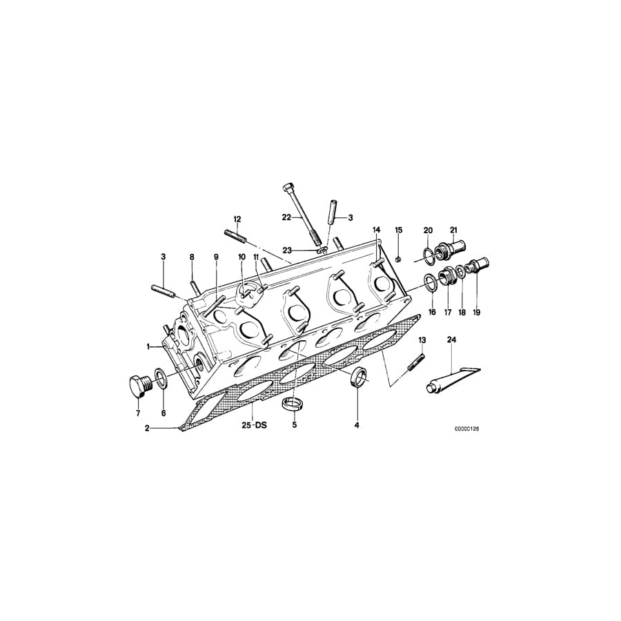 Genuine BMW 11121263681 E21 Cylinder Head (Inc. 318) | ML Performance UK Car Parts