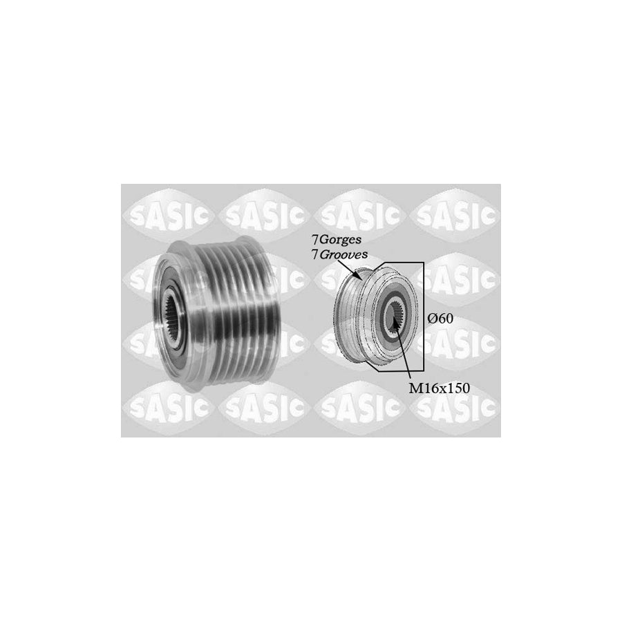 Sasic 1676027 Pulley, Alternator | ML Performance UK Car Parts