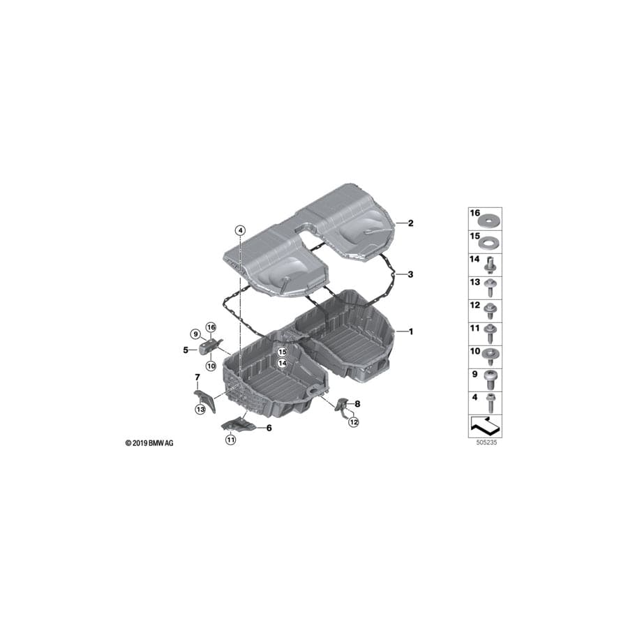 Genuine BMW 61258687787 G20 Left Bracket (Inc.  & 330e) | ML Performance UK Car Parts