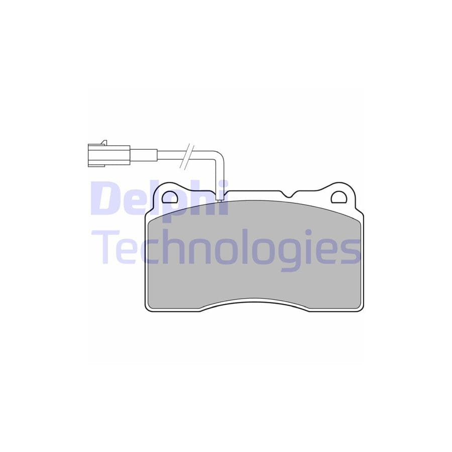 Delphi Lp3157 Brake Pad Set