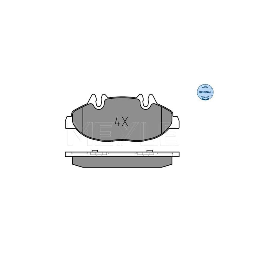 Meyle 025 240 0720 Brake Pad Set