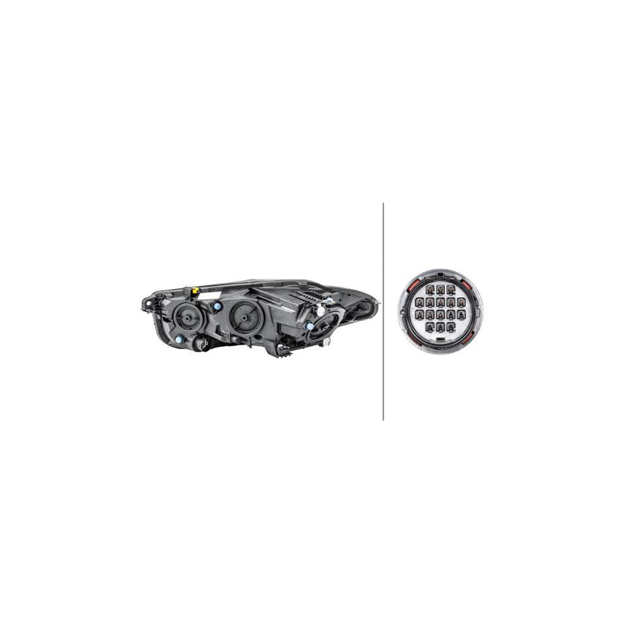 Hella 1LH 011 811-141 Headlight For Jaguar Xe (X760)