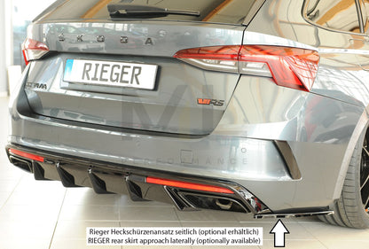 Rieger 00088254 Skoda NX Octavia RS Rear Diffuser 7 | ML Performance UK Car Parts