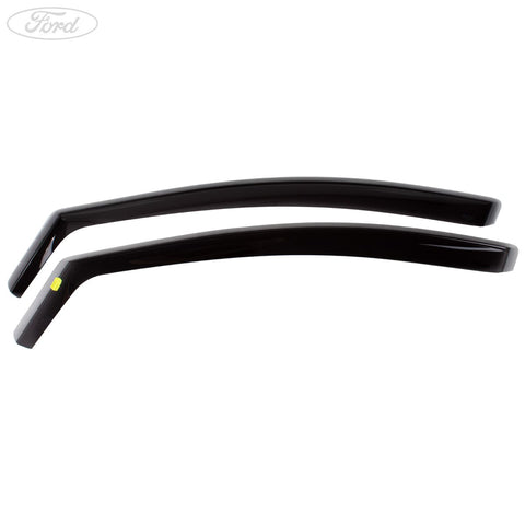 GENUINE FORD 1494106 MONDEO CLIMAIR®* WIND DEFLECTORS FOR FRONT DOOR WINDOWS, BLACK | ML Performance UK