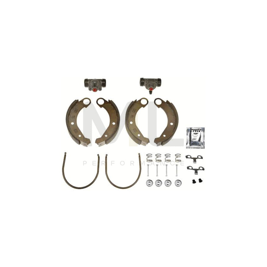 TRW Brake Kit BK1102 Brake Shoe Set with wheel brake cylinder | ML Performance Car Parts