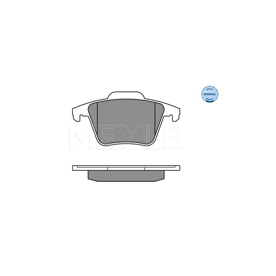 Meyle 025 240 1118 Brake Pad Set For Volvo Xc90 I (C, 275)