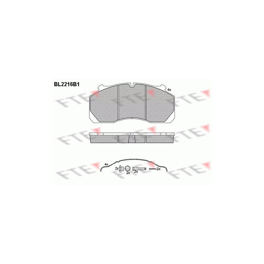 Fte BL2216B1 Brake Pad Set | ML Performance UK Car Parts