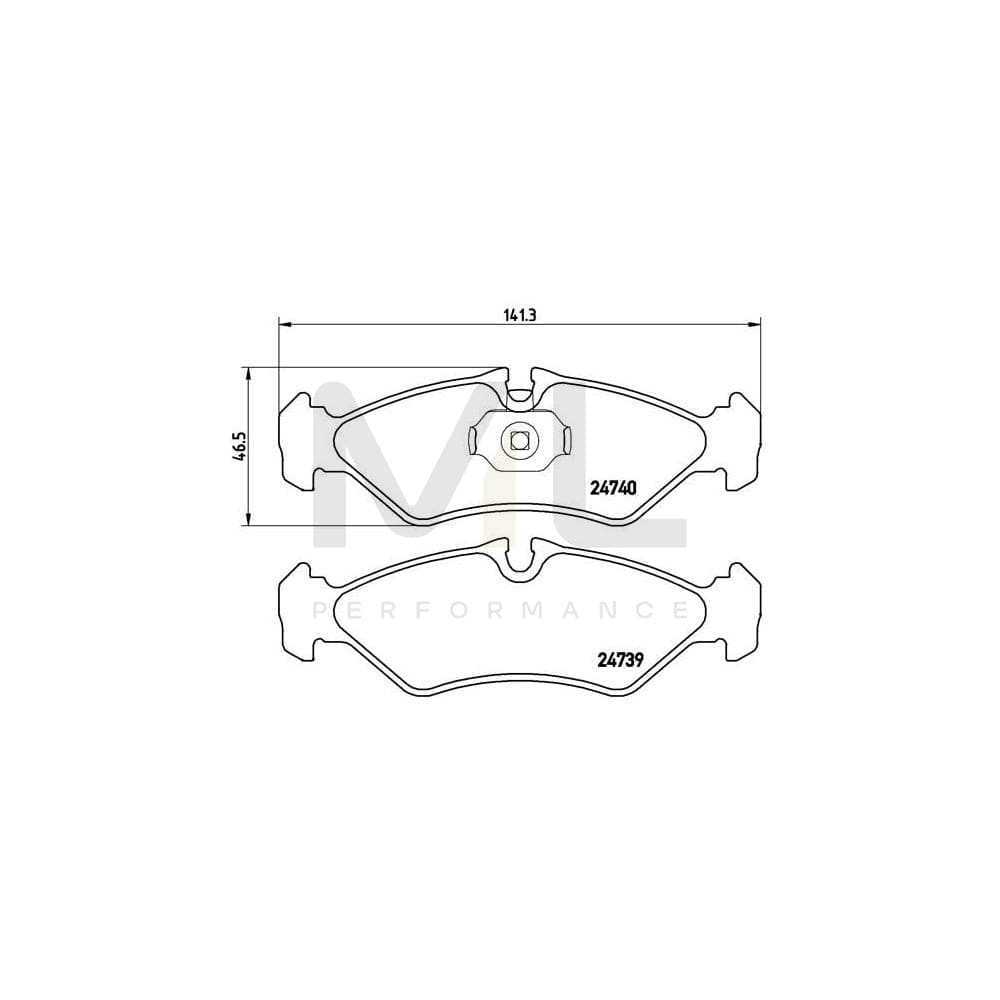 Brembo P 50 081 Brake Pad Set | ML Performance Car Parts