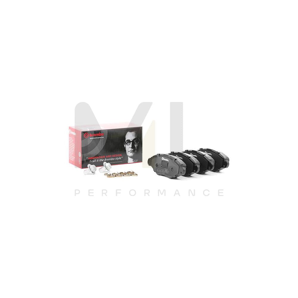 Brembo P 61 063 Brake Pad Set Excl. Wear Warning Contact, With Brake Caliper Screws | ML Performance Car Parts