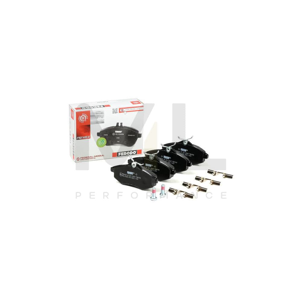 Ferodo Premier Eco Friction Fdb1491 Brake Pad Set Not Prepared For Wear Indicator, With Brake Caliper Screws, With Accessories | ML Performance Car Parts