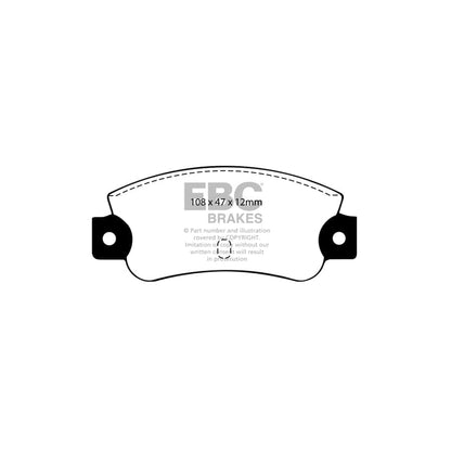 EBC PD40K1023 Lancia Delta Ultimax Pad & Plain Disc Kit - Bendix Caliper 3 | ML Performance UK Car Parts