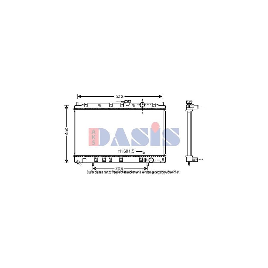 AKS Dasis 140000N Engine Radiator | ML Performance UK