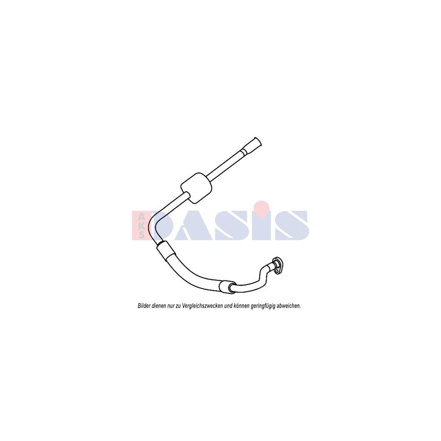 AKS Dasis 885904N High- / Low Pressure Line, Air Conditioning | ML Performance UK