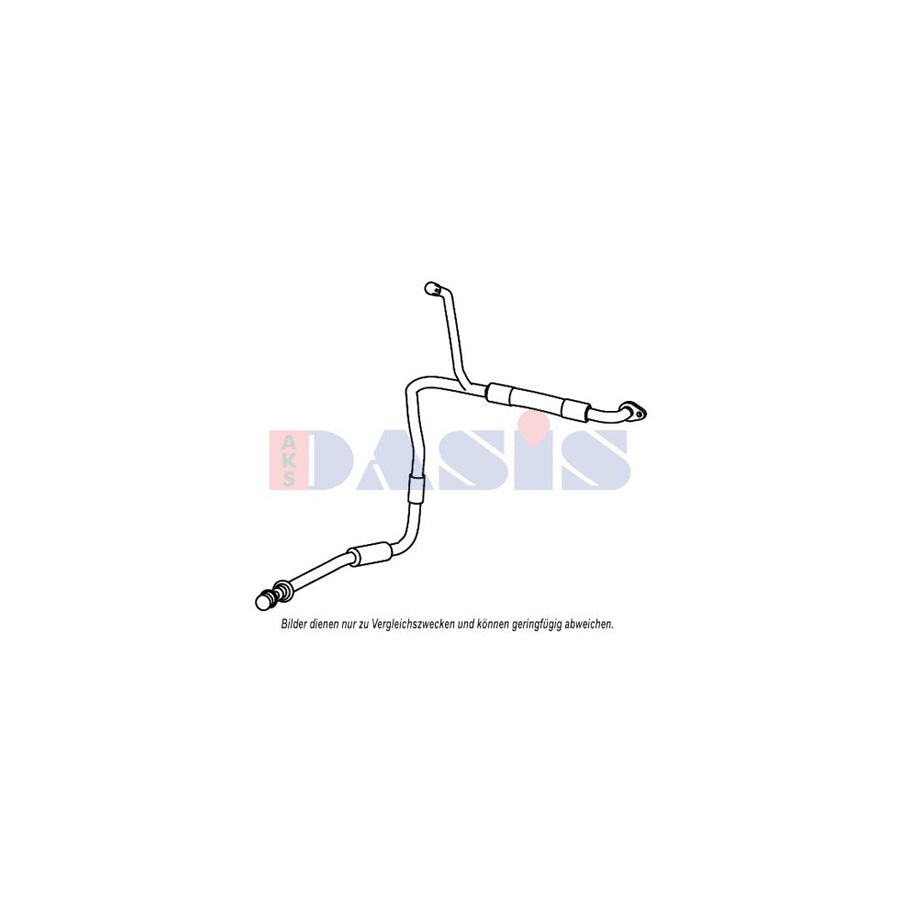 AKS Dasis 885905N High- / Low Pressure Line, Air Conditioning | ML Performance UK