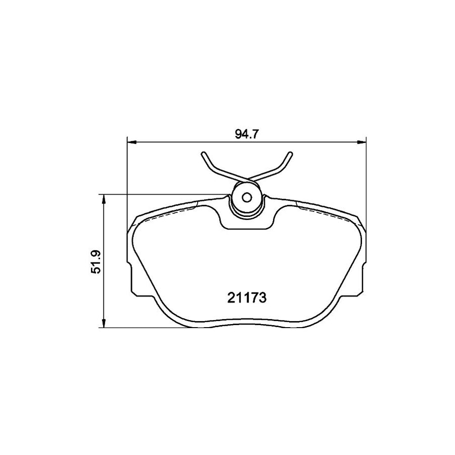 Hella 8MP 376 809-194 Water Pump