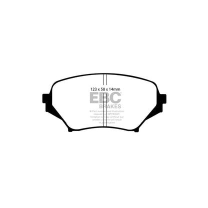 EBC PD09KF690 Mazda MX5 Mk3 Bluestuff Front Brake Pad & USR Disc Kit - Sumitomo Caliper 2 | ML Performance UK Car Parts