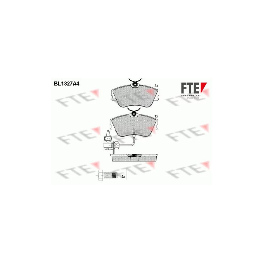 Fte BL1327A4 Brake Pad Set For Vw Transporter | ML Performance UK Car Parts