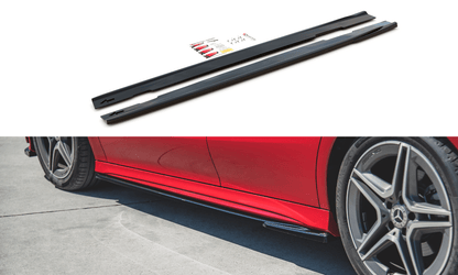 Maxton Design ME-CLA-118-AMGLINE-SD1T Side Skirts Diffusers Mercedes Benz CLA-Class C118 AMG-Line | ML Performance UK Car Parts