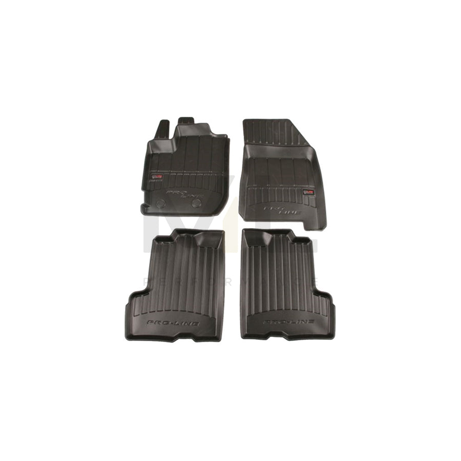 FROGUM 3D408258 Floor mat set for DACIA Duster II Elastomer, Front and Rear, Quantity: 4, Black | ML Performance Car Parts