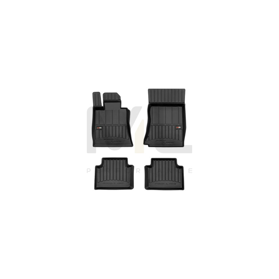 FROGUM Tailored, ProLine 3D425873 Floor mat set for ALFA ROMEO Giulia Saloon (952) Elastomer, Front and Rear, Quantity: 4, Black | ML Performance Car Parts