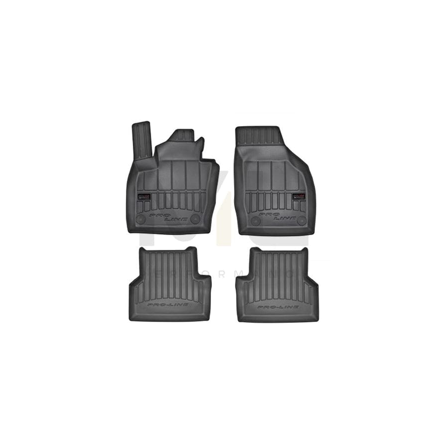 FROGUM Tailored 3D407664 Floor mat set for AUDI Q3 (8UB, 8UG) Elastomer, Front and Rear, Quantity: 4, Black | ML Performance Car Parts