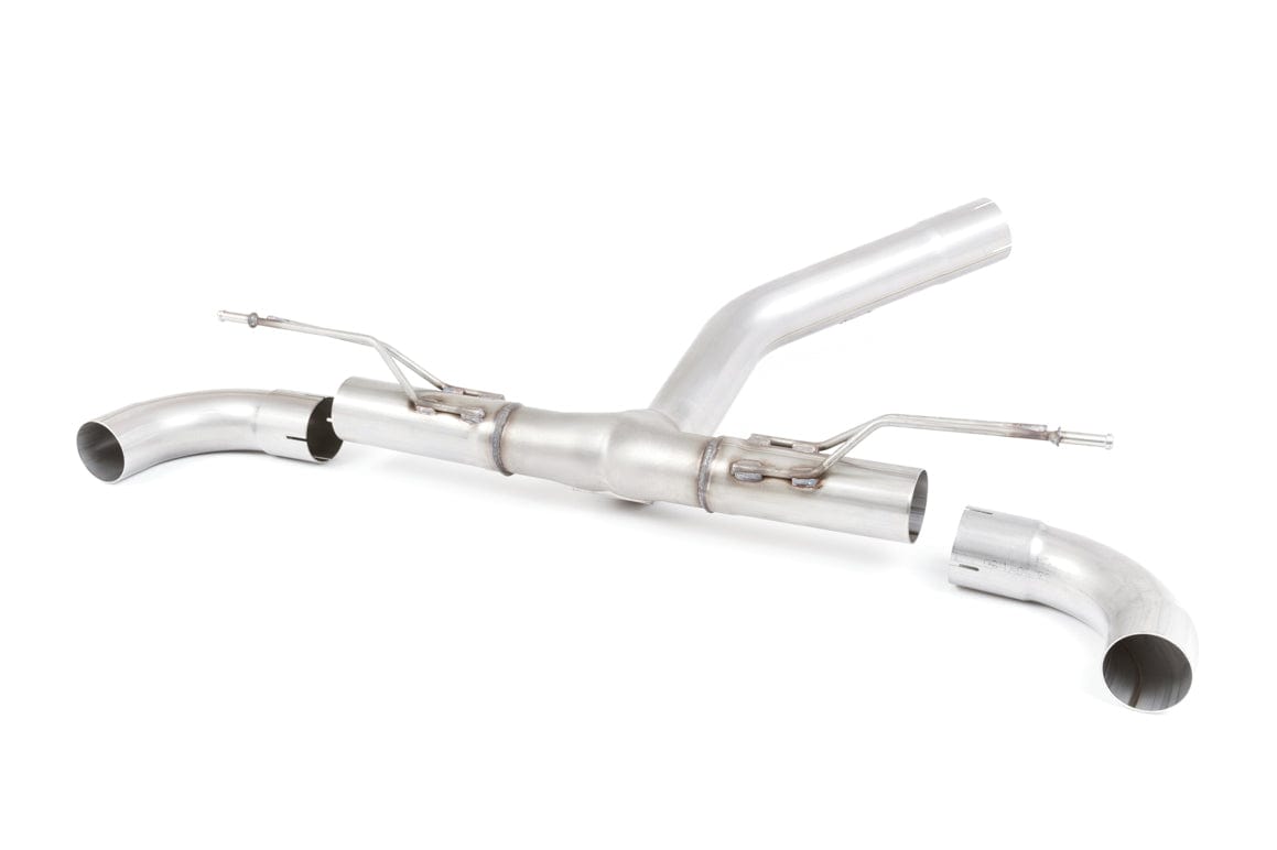 MillTek SSXBM1136 BMW F20 F21 125i Rear Silencer Bypass Non-Valved with GT-90 Burnt Titanium Trims