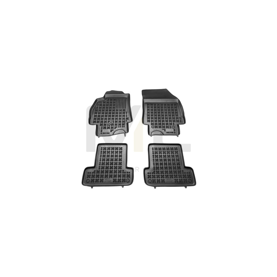 REZAW PLAST Tailored 201902 Floor mat set for RENAULT MEGANE Elastomer, Front and Rear, Quantity: 4, Black | ML Performance Car Parts