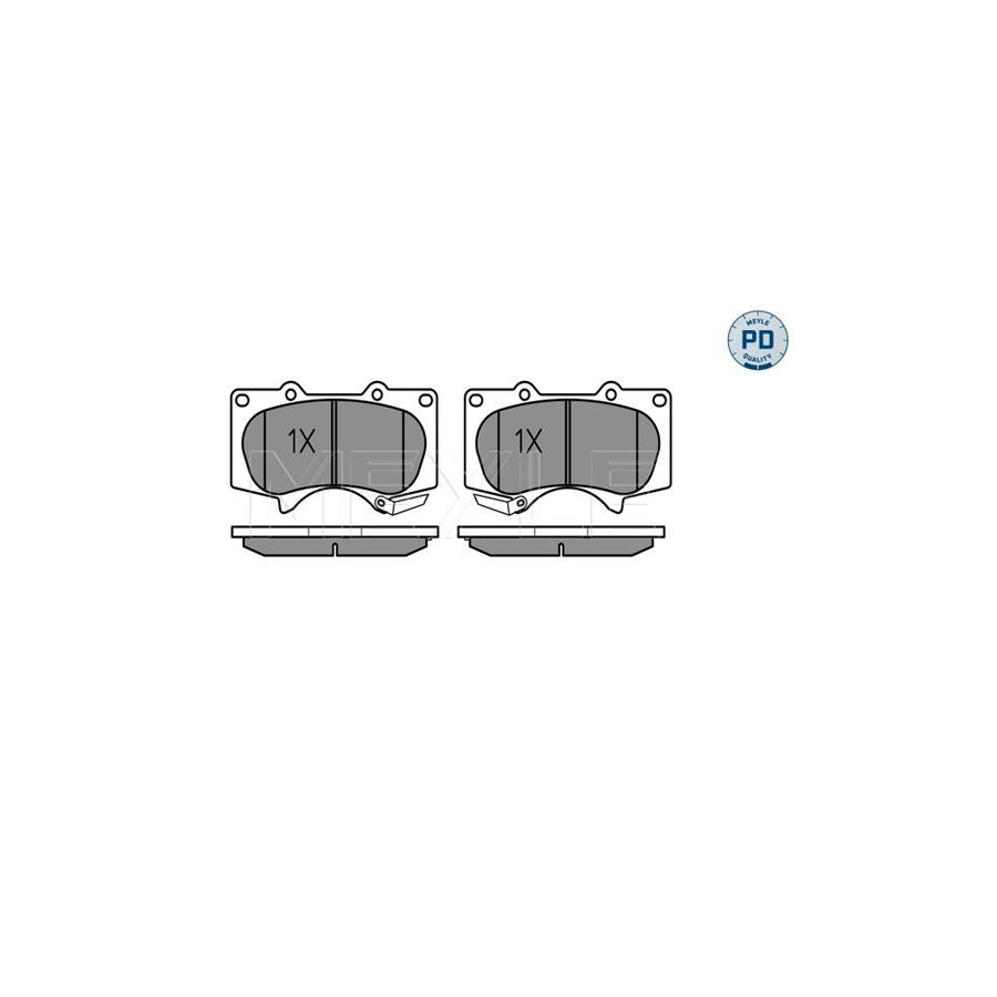 Meyle 025 240 2417/Pd Brake Pad Set