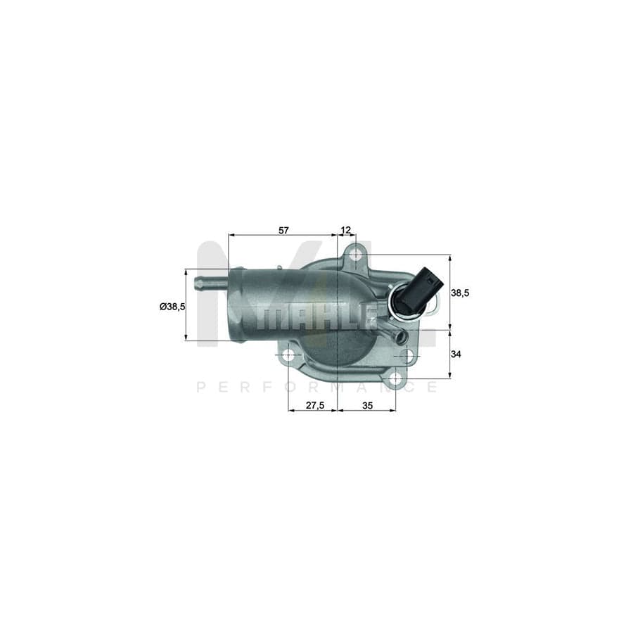 MAHLE ORIGINAL TI 31 92 Engine thermostat Opening Temperature: 92��C, with seal | ML Performance Car Parts