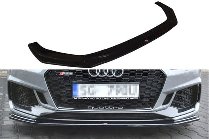 Maxton Design AU-RS5-2-FD2T Front Splitter V.2 Audi RS5 F5 Coupe / Sportback | ML Performance UK Car Parts