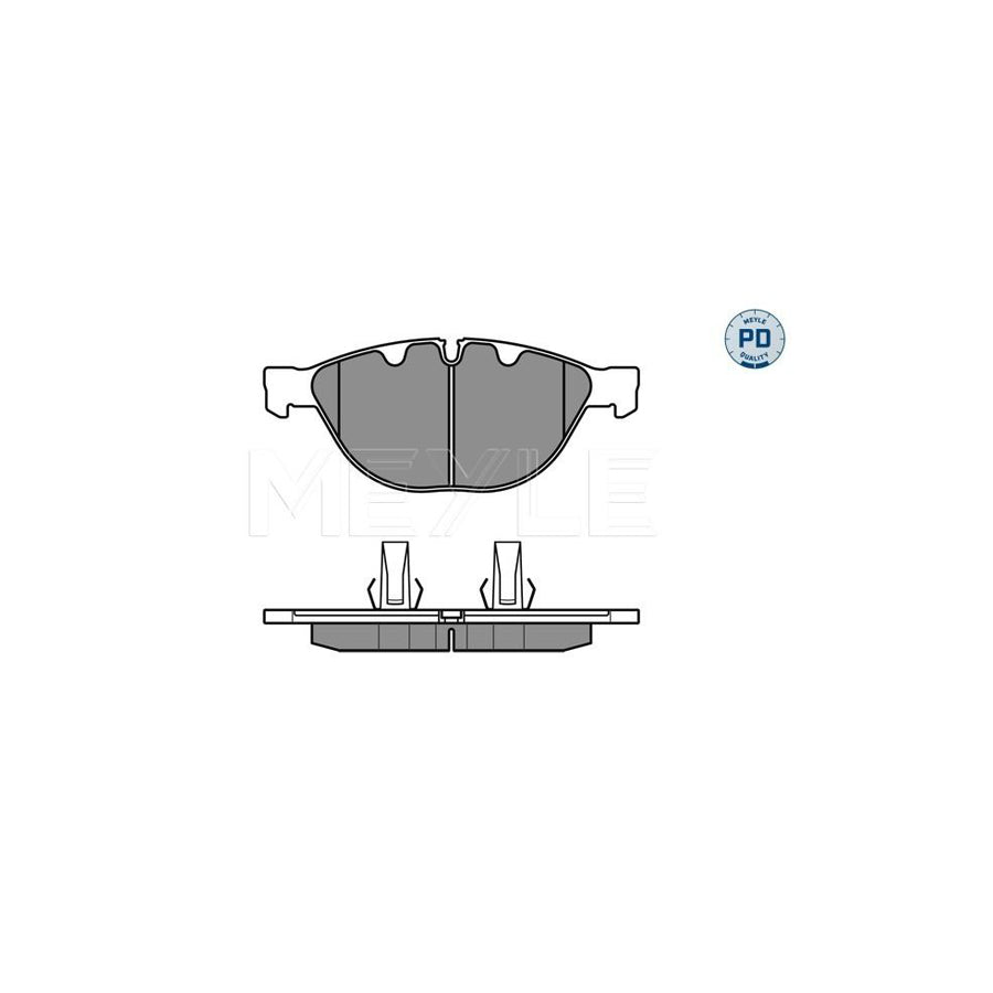 Meyle 025 240 2913/W Brake Pad Set For Mazda Mx-5 Ii (Nb)