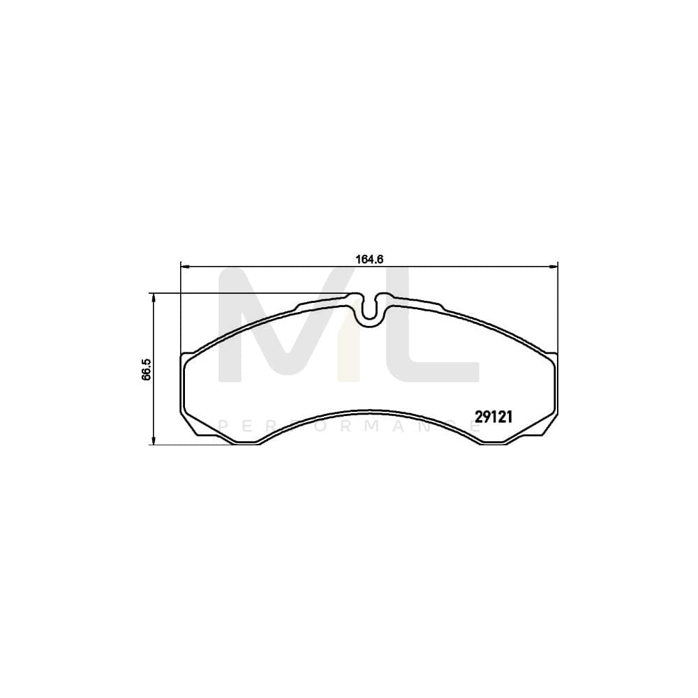 Hella 8DB 355 005-411 Brake Pad Set Prepared For Wear Indicator | ML Performance Car Parts