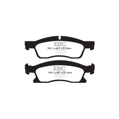 EBC DP62136 Dodge Durango Greenstuff Front Brake Pads - ATE Caliper 2 | ML Performance UK Car Parts