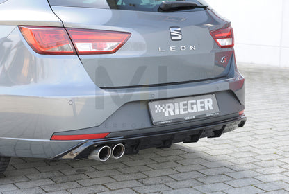 Rieger 00088103 SEAT 5F Leon FR Rear Diffuser 2 | ML Performance UK Car Parts