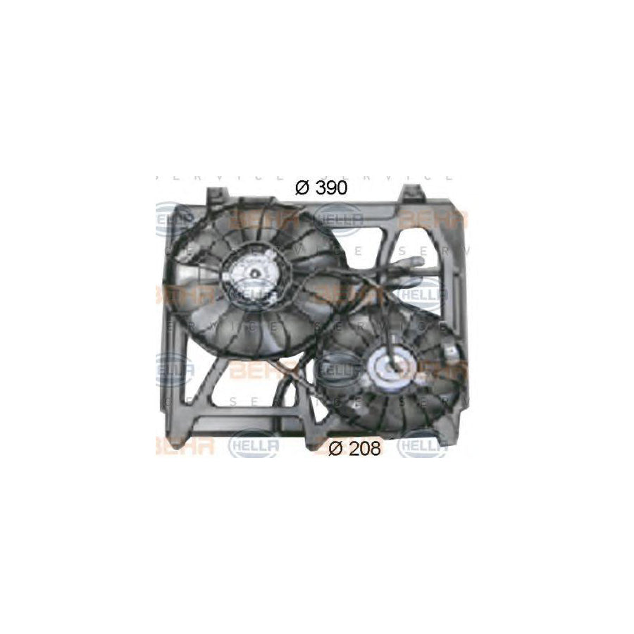 Hella 8EW 351 034-501 Fan, Radiator